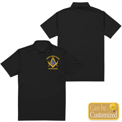 Custom Masonic Printed Polo Shirt