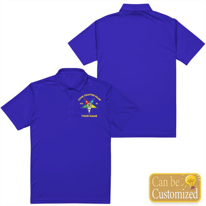 Custom Order Of The Eastern Star Printed Polo Shirt