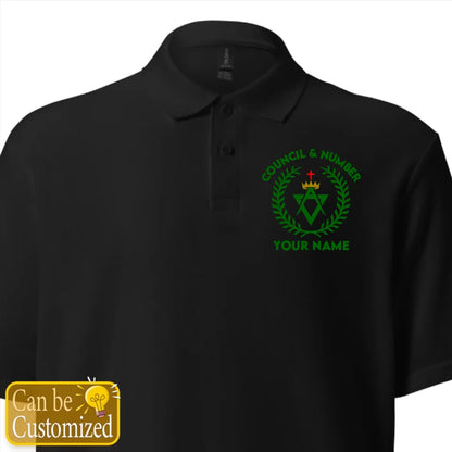 Custom Allied Masonic Degrees Embroidered Polo Shirt