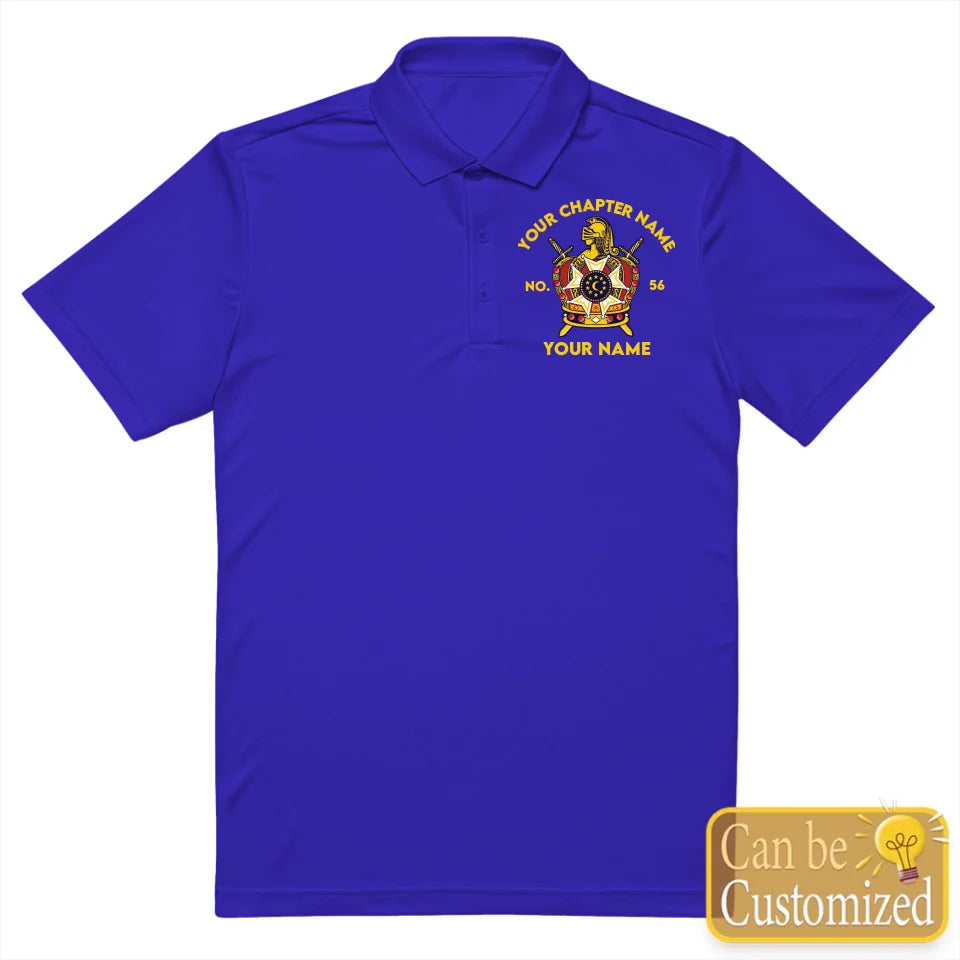 Custom DeMolay Printed Masonic Polo Shirt