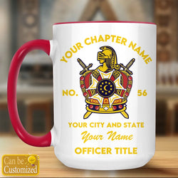 Custom DeMolay Accent Two-Tone Mug