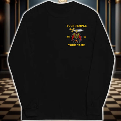 Custom Shriners Embroidered Long Sleeve Shirt