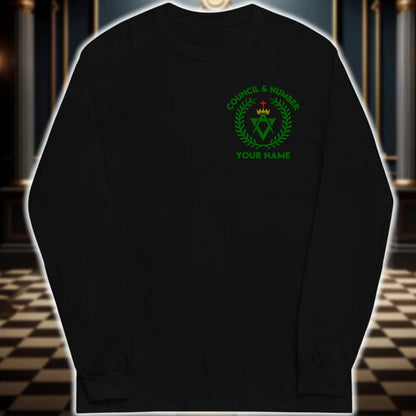 Custom Allied Masonic Degrees Embroidered Long Sleeve Shirt