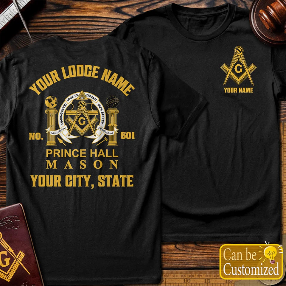 Custom Affiliation Masonic T-Shirt