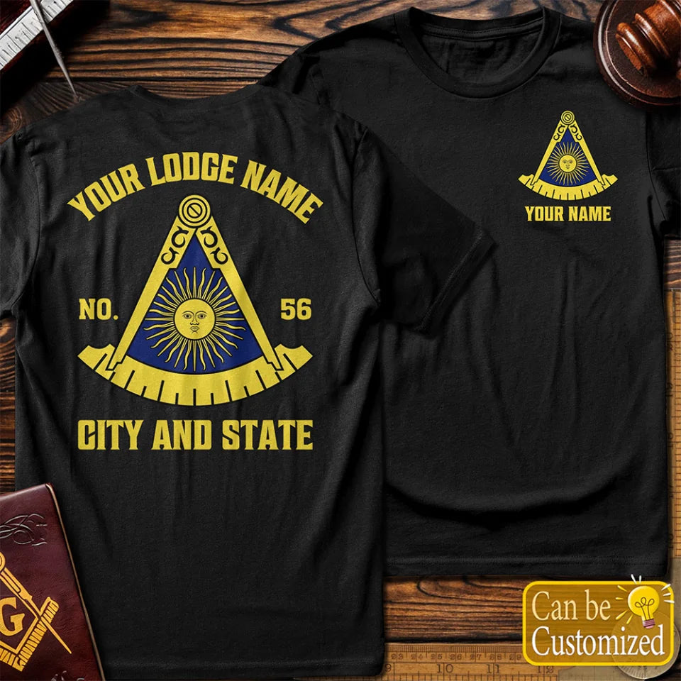 Custom California Past Master Masonic T-Shirt