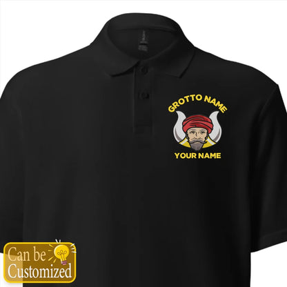 Custom Grotto M.O.V.P.E.R. Embroidered Polo Shirt