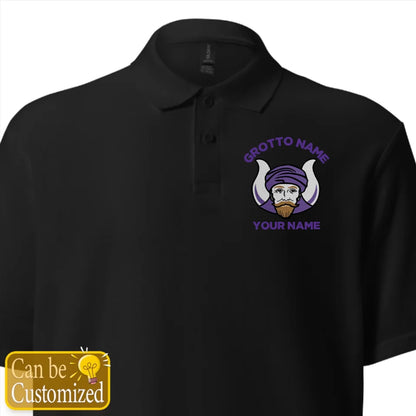 Custom Grotto M.O.V.P.E.R. Embroidered Polo Shirt