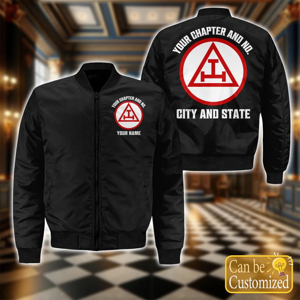 Custom Royal Arch Masonic Bomber Jacket