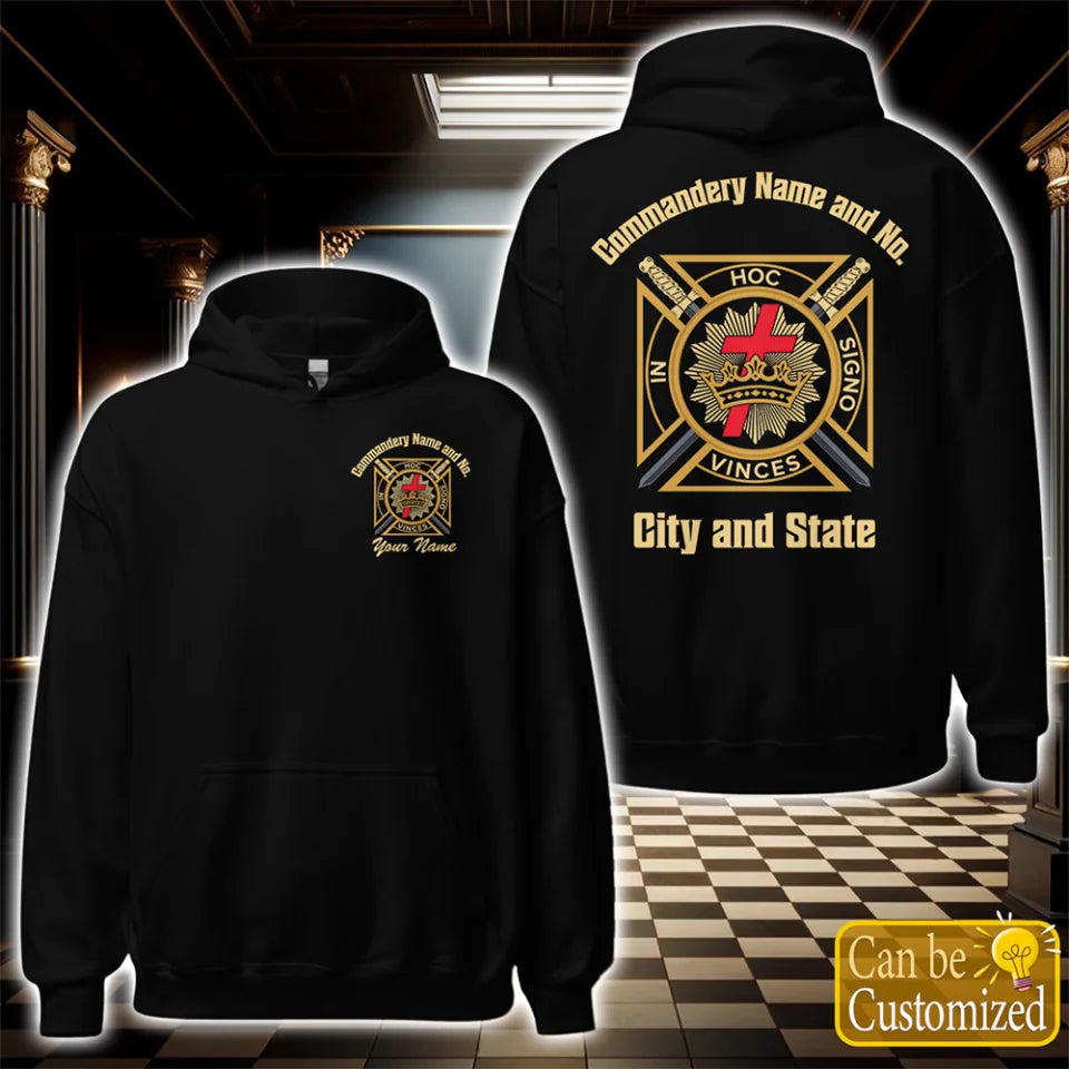Custom Knights Templar Hoodie