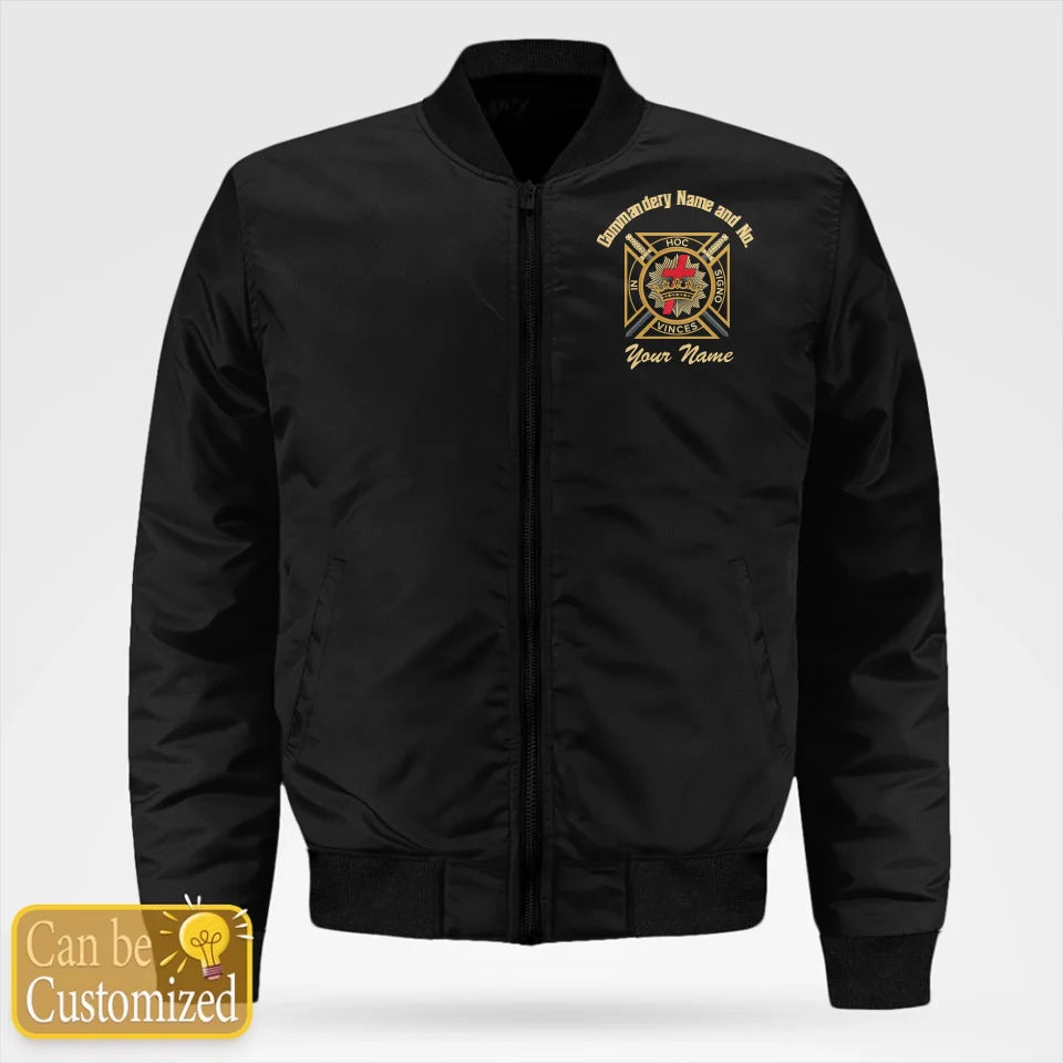 Custom Knights Templar Commandery Bomber Jacket