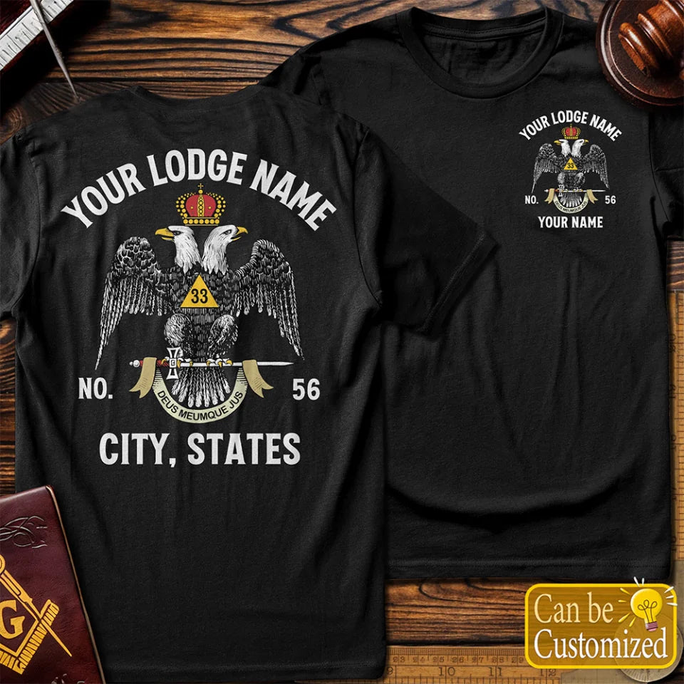 Custom 33rd Degree Scottish Rite T-Shirt