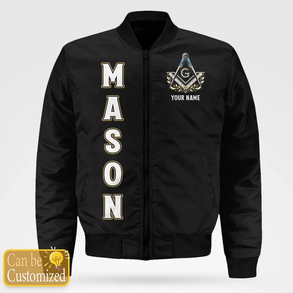 Custom Masonic Bomber Jacket