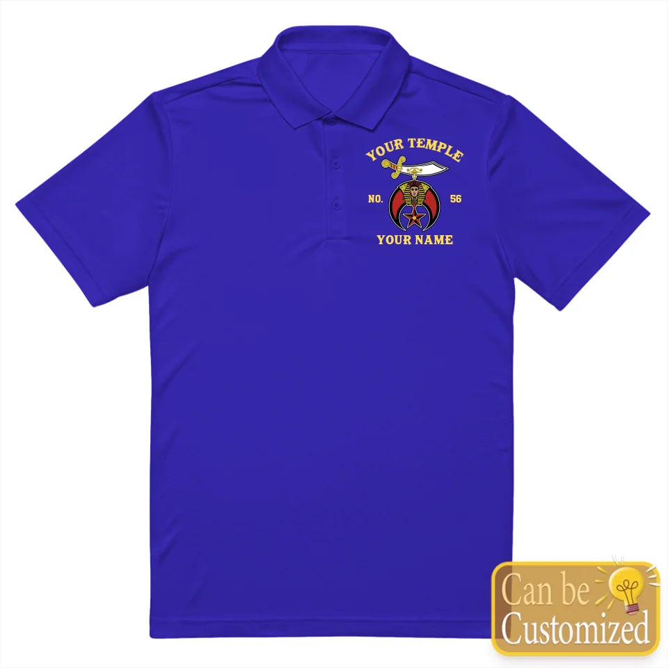 Custom Shriners Nobles Printed Polo Shirt