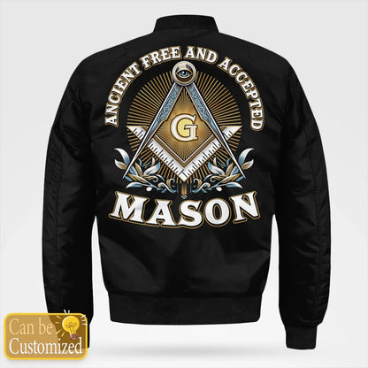 Custom Ancient Free & Accepted Masons Bomber Jacket