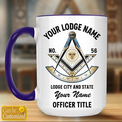 Custom Past Master Accent Two-Tone Mug