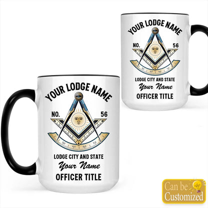 Custom Past Master Accent Two-Tone Mug