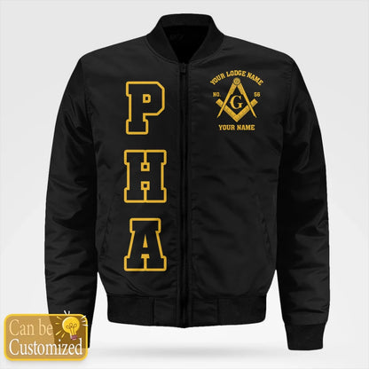 Custom Prince Hall Bomber Jacket