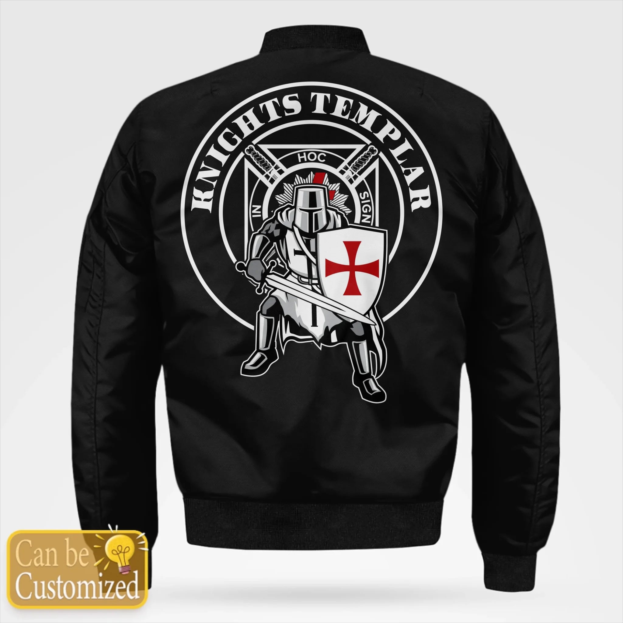 Custom Knights Templar Bomber Jacket