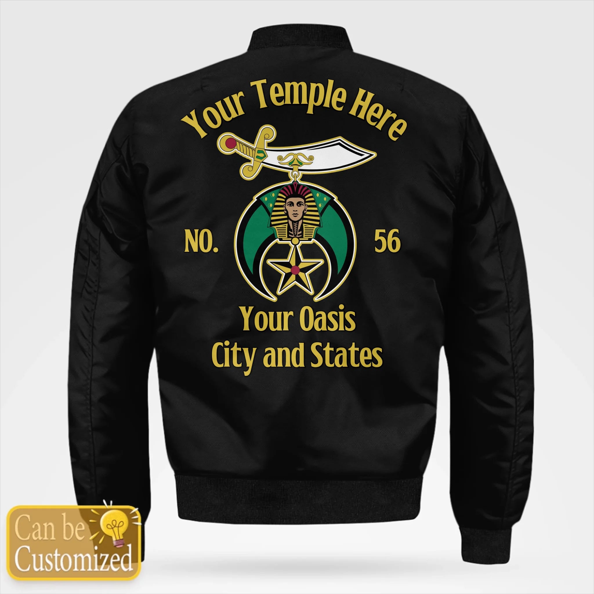 Custom Shriners Noble Bomber Jacket