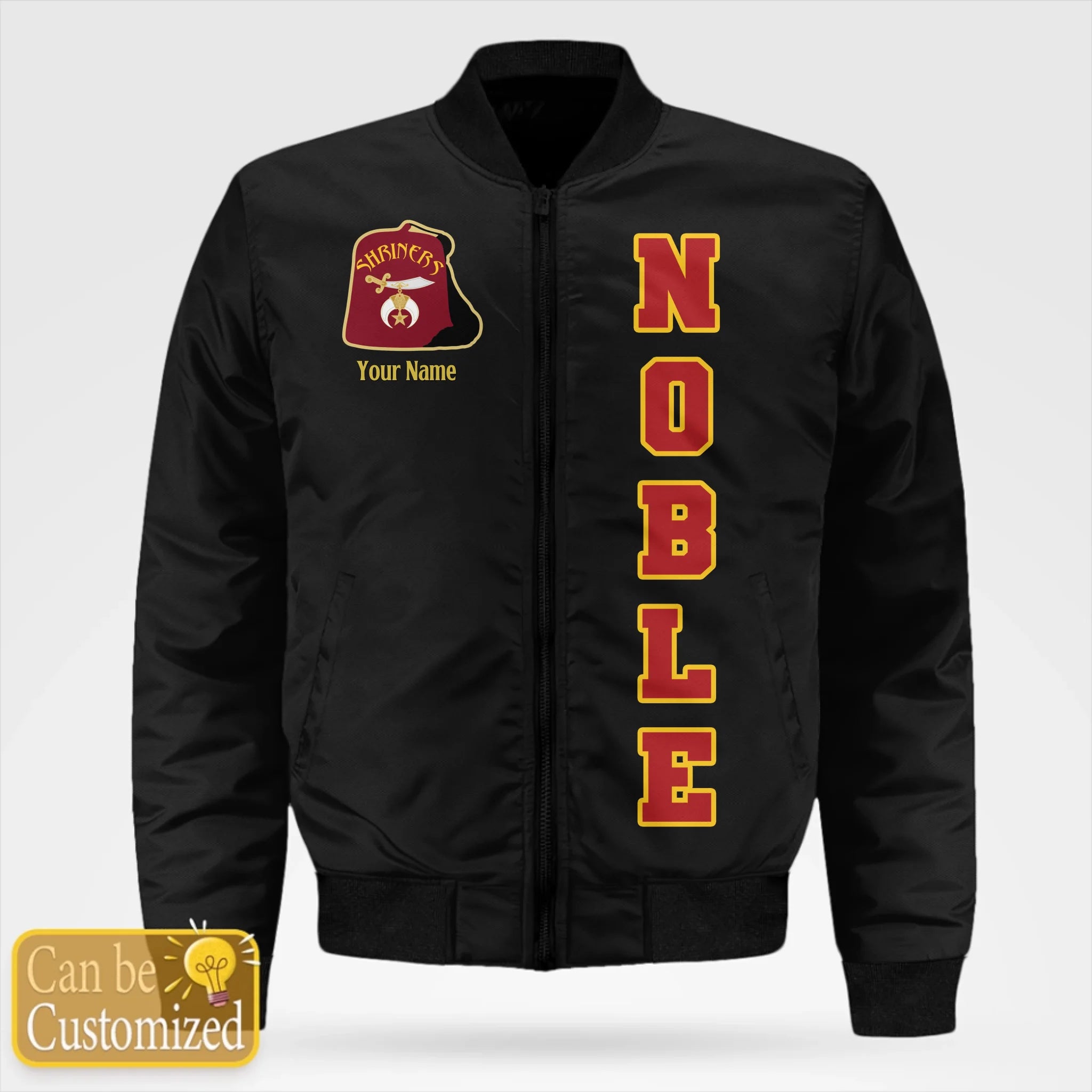 Custom Shriners Noble Bomber Jacket