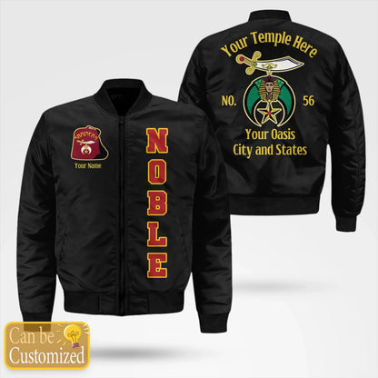 Custom Shriners Noble Bomber Jacket