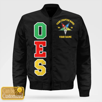 Custom Order of the Eastern Star Bomber Jacket