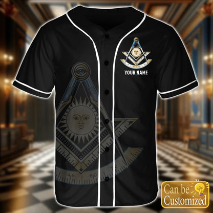 Custom  Order of the Eastern Star OES Baseball Jersey Front