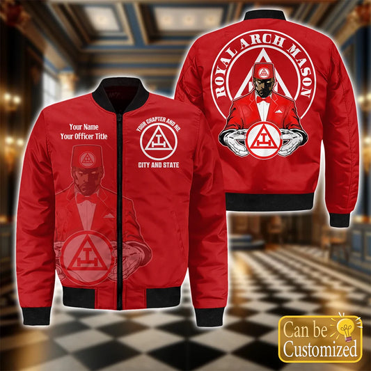 Custom Royal Arch Mason Bomber Jacket