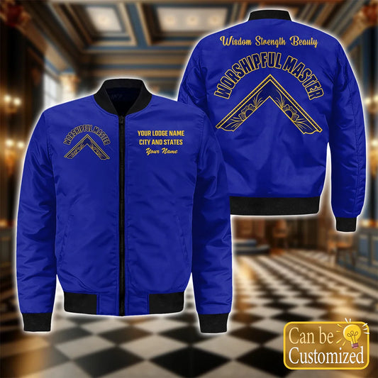 Custom Worshipful Master Bomber Jacket