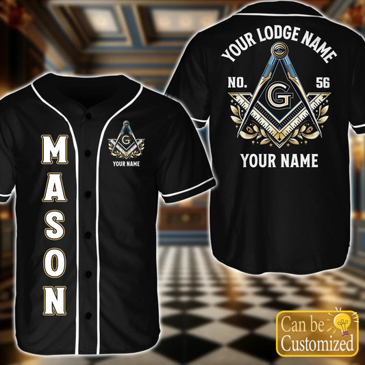 Custom  Order of the Eastern Star OES Baseball Jersey Front Back