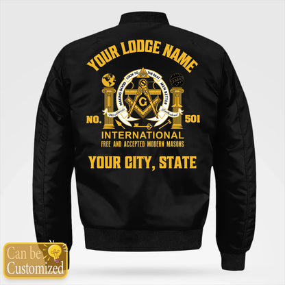 Custom International Masons Bomber Jacket