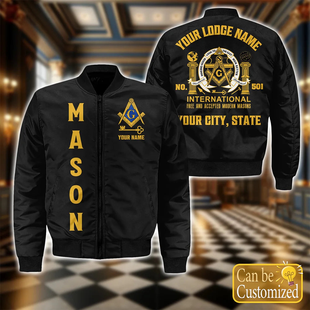 Custom International Masons Bomber Jacket