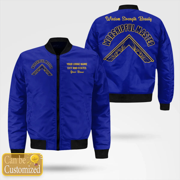 Custom Worshipful Master Bomber Jacket