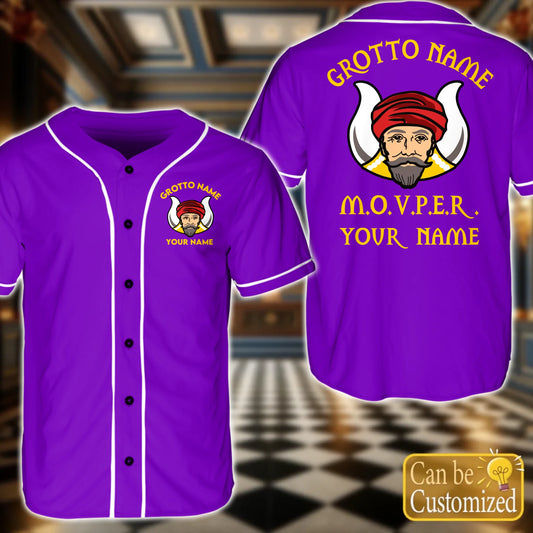 Custom  Order of the Eastern Star OES Baseball Jersey Front Back