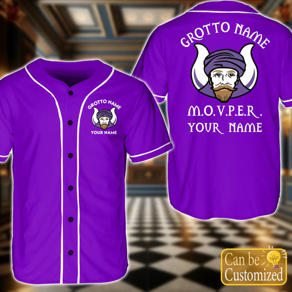 Custom  Order of the Eastern Star OES Baseball Jersey Front Back