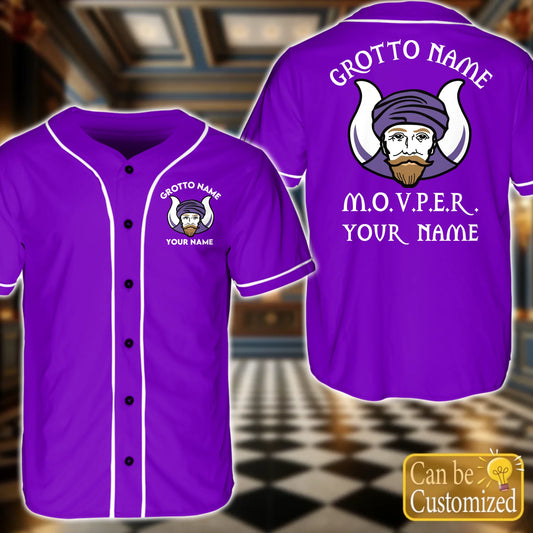 Custom  Order of the Eastern Star OES Baseball Jersey Front Back