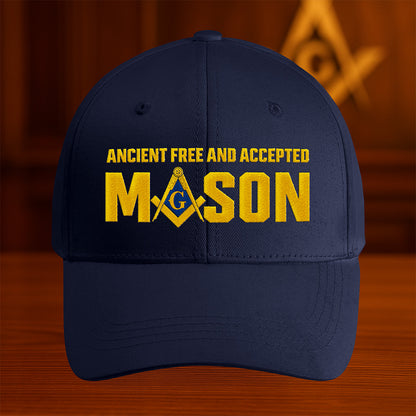Ancient Free and Accepted Mason Hat - Embroidered