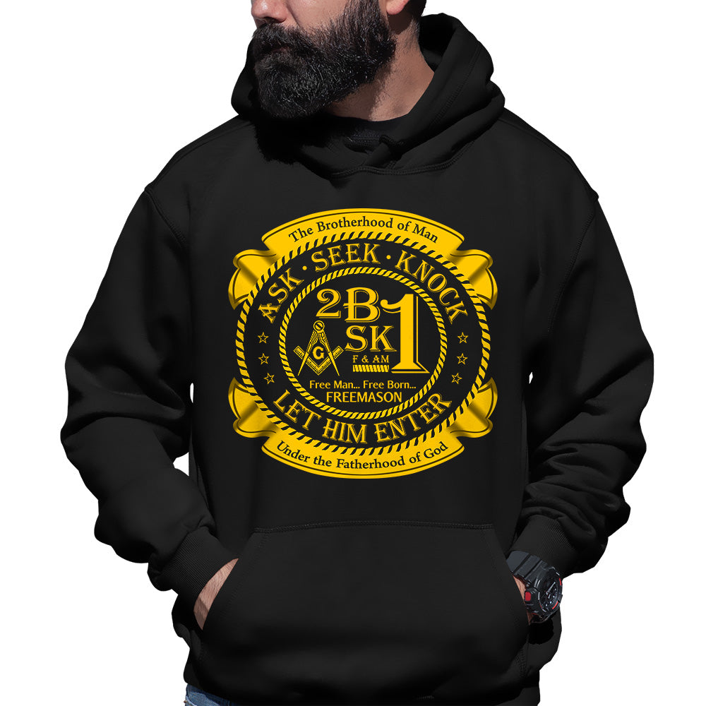 Ask Seek Knock Hoodie