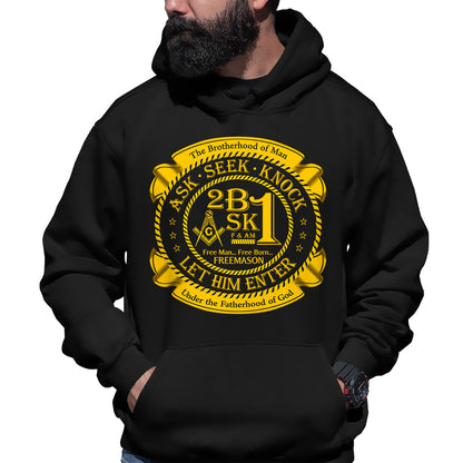 Ask Seek Knock Hoodie