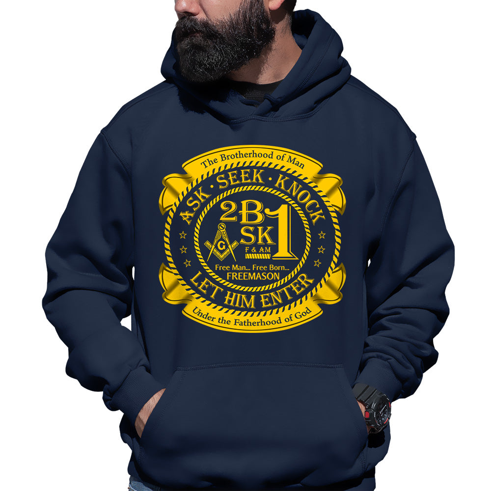 Ask Seek Knock Hoodie