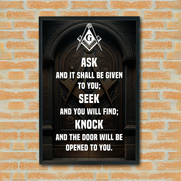 Ask, Seek, Knock