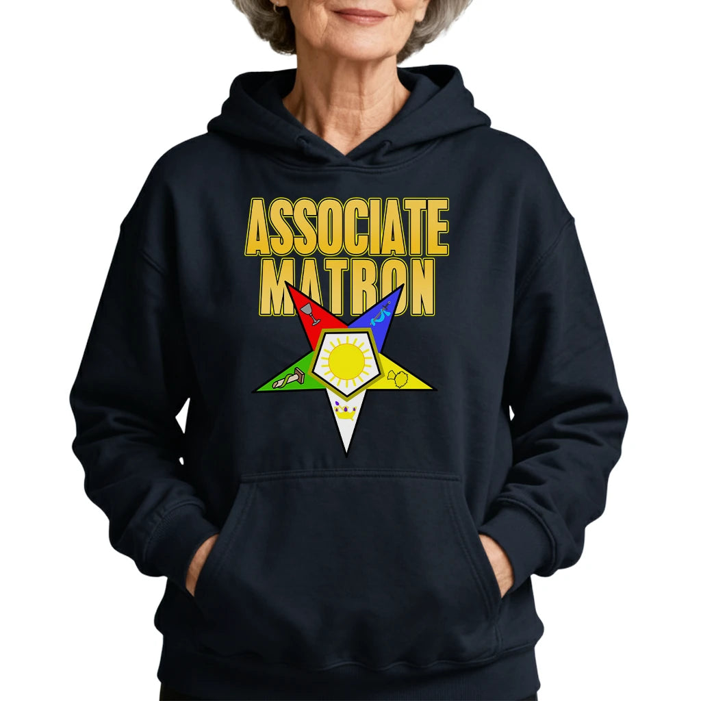 Associate Matron Associate Matron OES Masonic Hoodie β Made For Freemasons