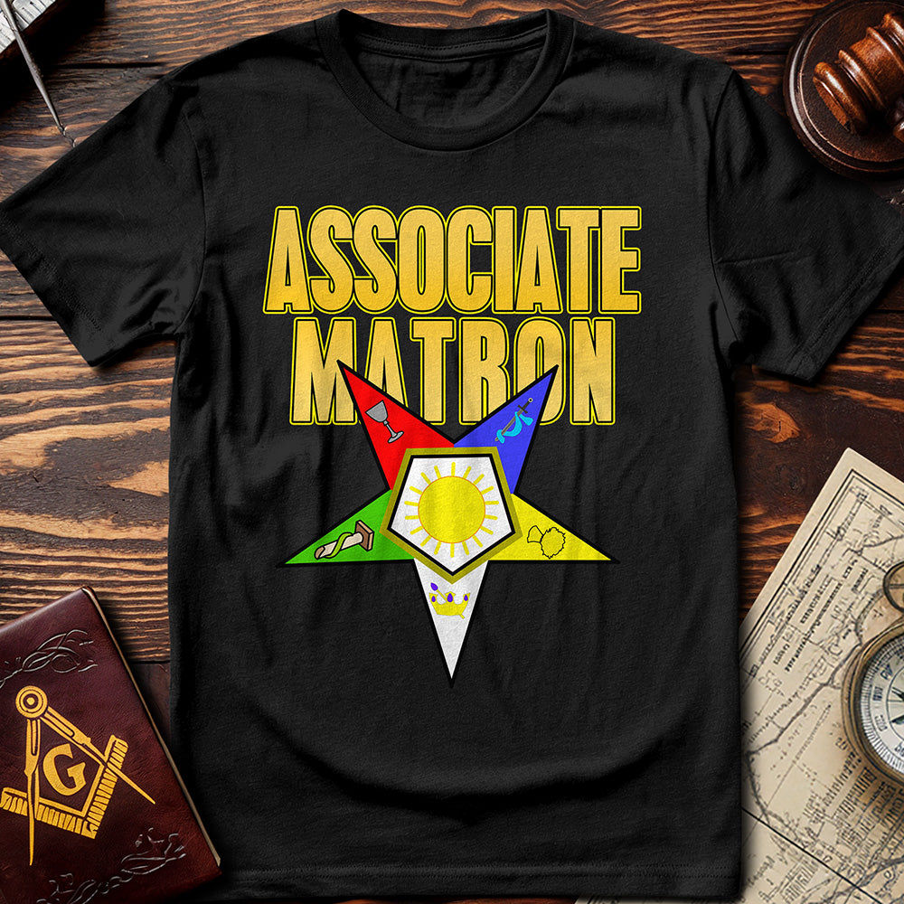 Associate Matron Associate Matron OES T-Shirt | Eastern Star Masonic Gift β Made For ...