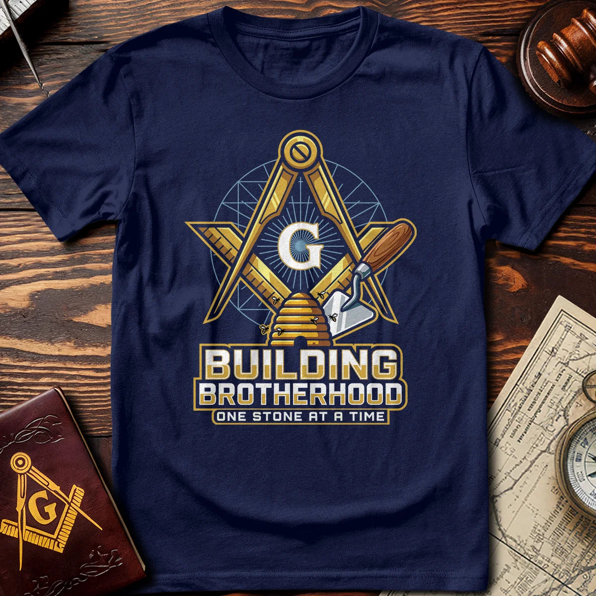 Building Brotherhood One Stone At A Time T-Shirt