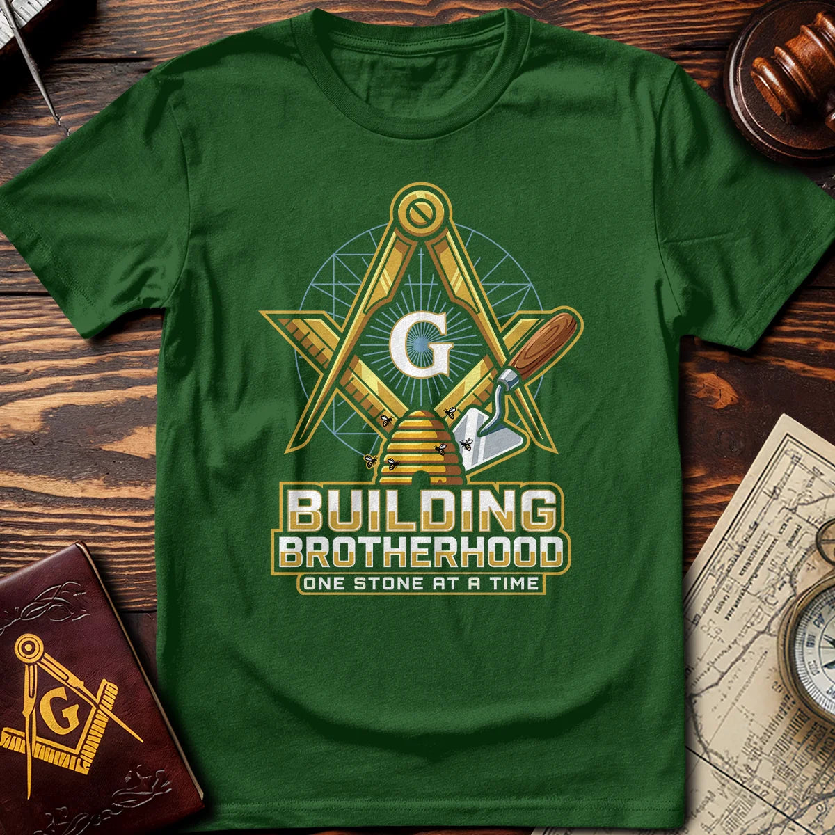 Building Brotherhood One Stone At A Time T-Shirt