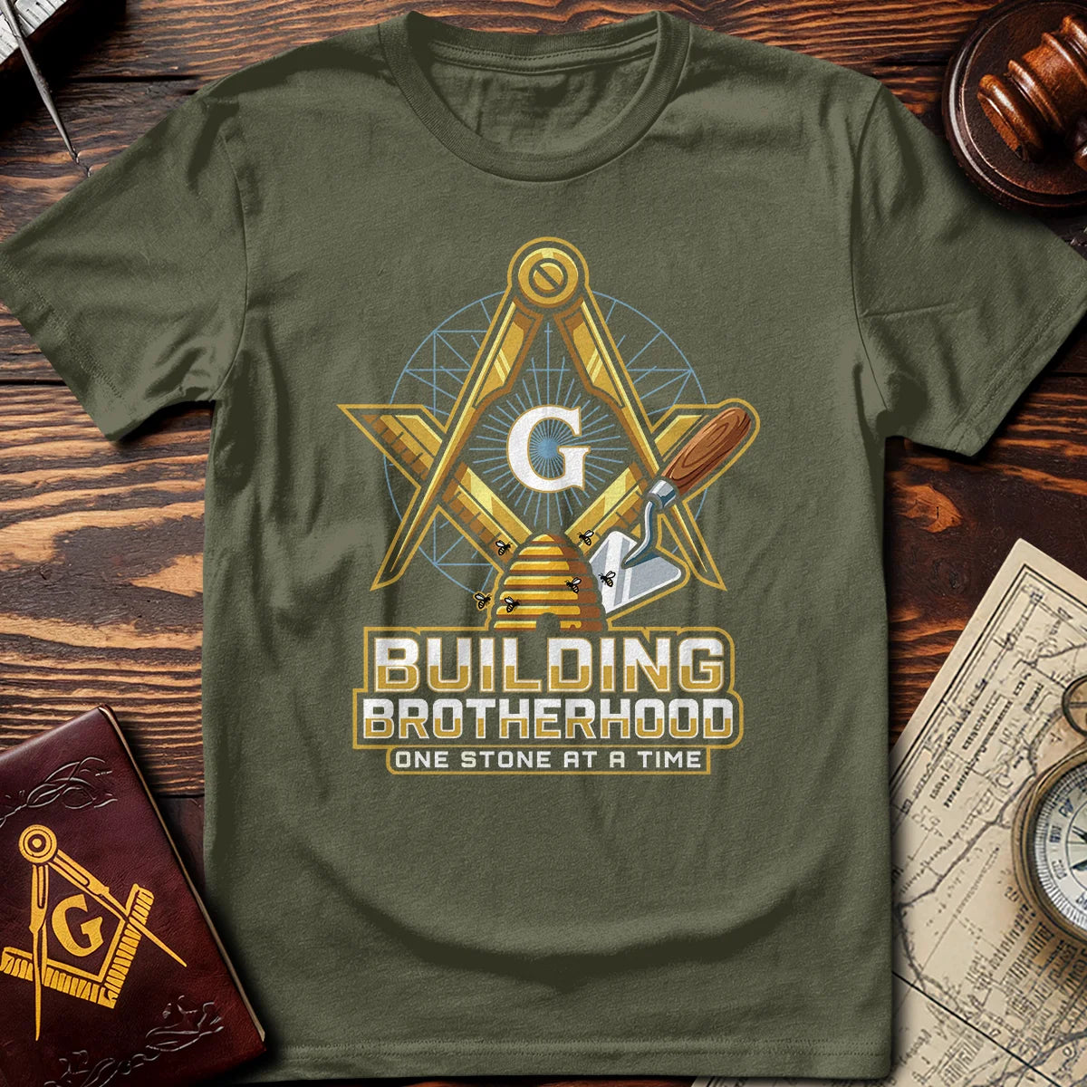 Building Brotherhood One Stone At A Time T-Shirt