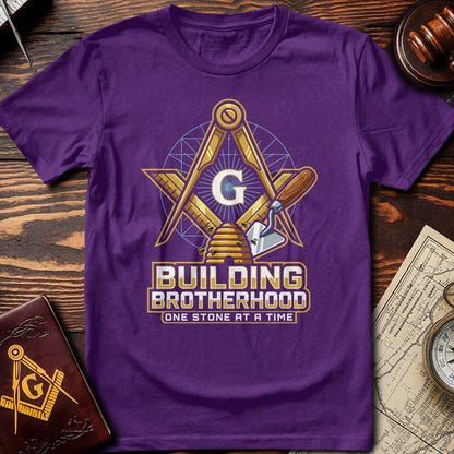 Building Brotherhood One Stone At A Time T-Shirt