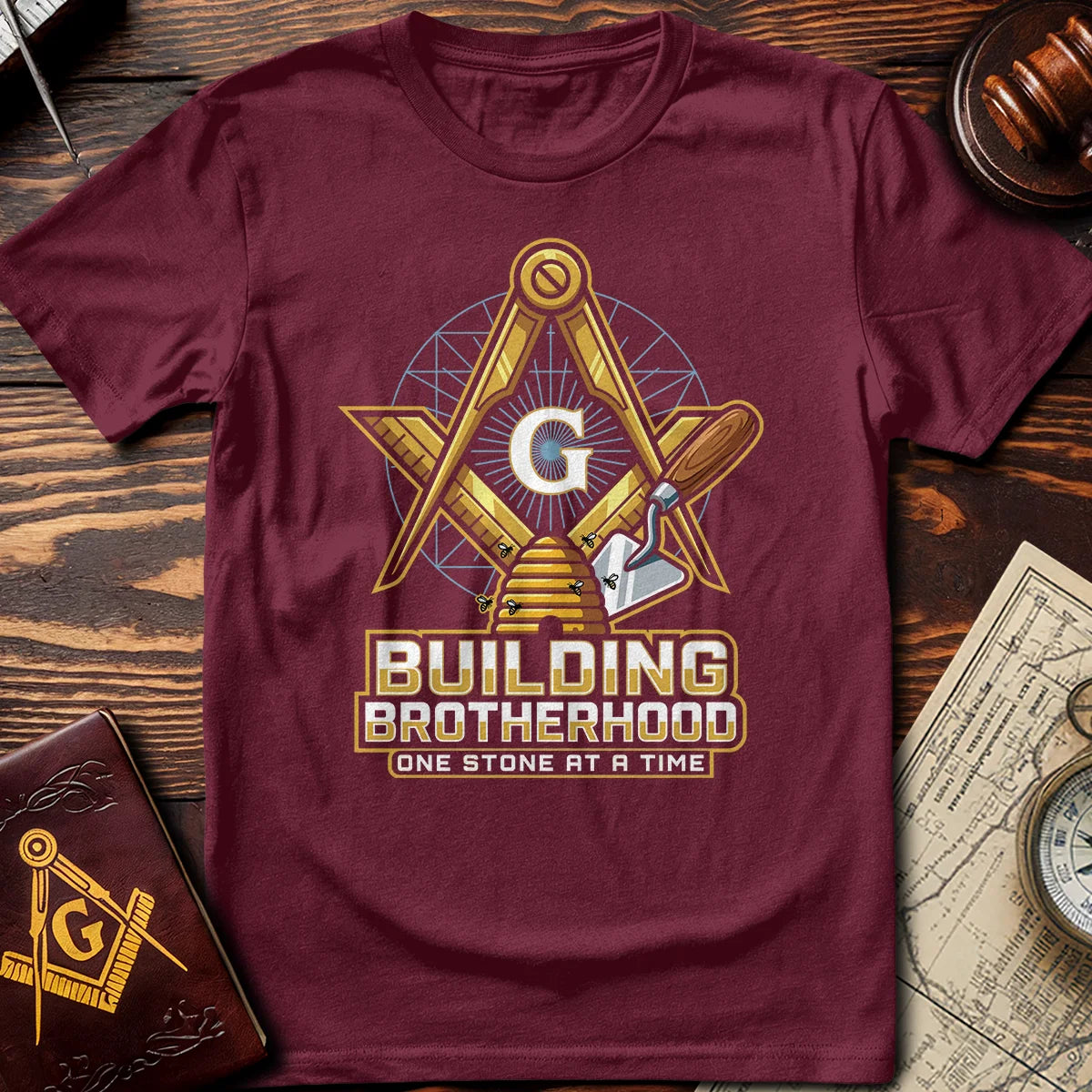 Building Brotherhood One Stone At A Time T-Shirt