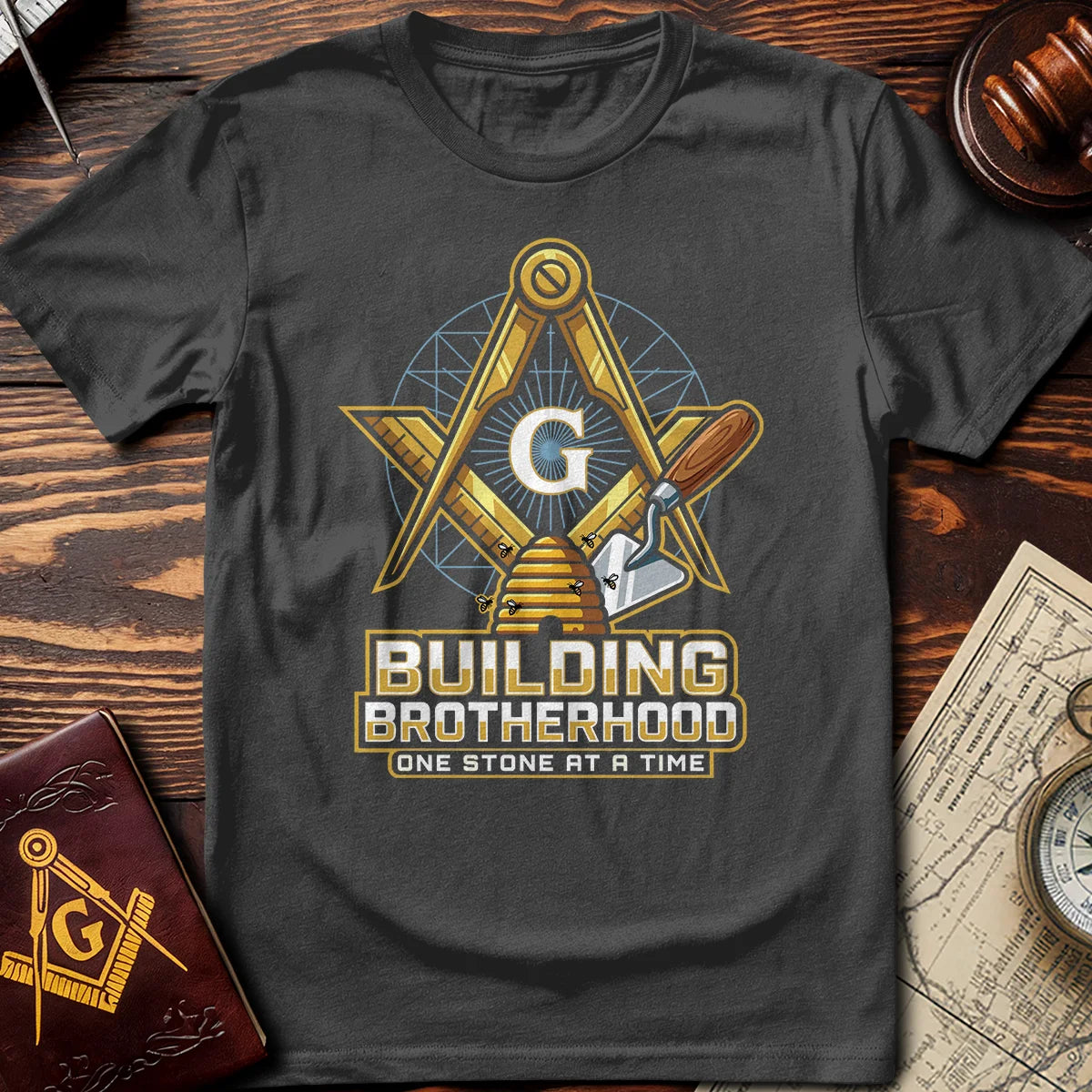 Building Brotherhood One Stone At A Time T-Shirt