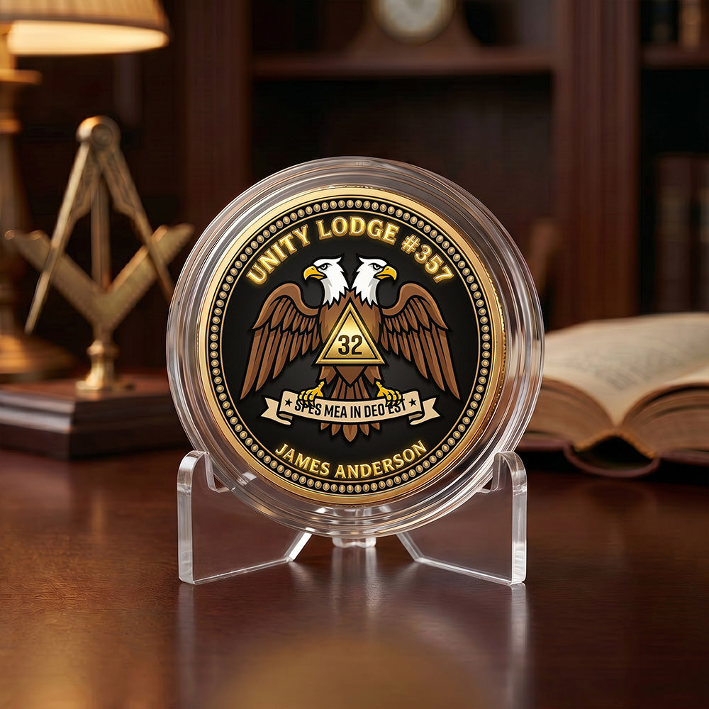 Custom 32nd Degree Scottish Rite Commemorative Coin